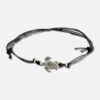 Armband med röd och blå silverankare kai