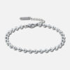 Armband med blått silverankare KALA