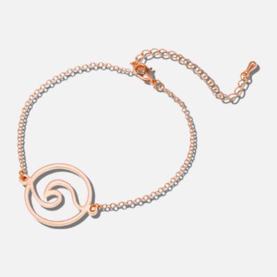 Armband med ankare i silver, blått och vitt, OPUA