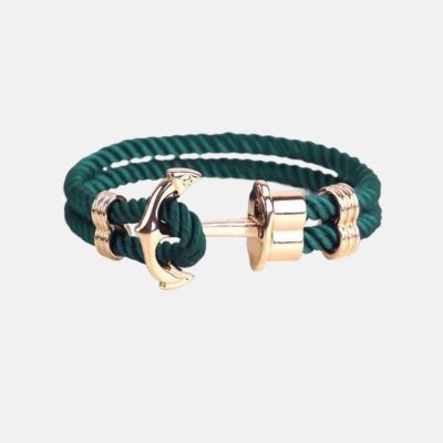 Vit halsband med snäckskal i roséguld